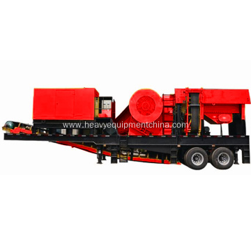 Mobile Jaw Crusher Machine For Stone Production Line